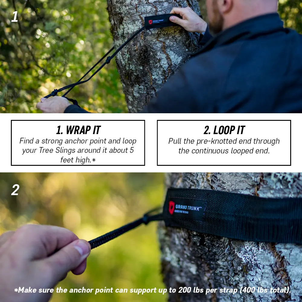 Tree Slings Hammock Hanging Kit GrandTrunk