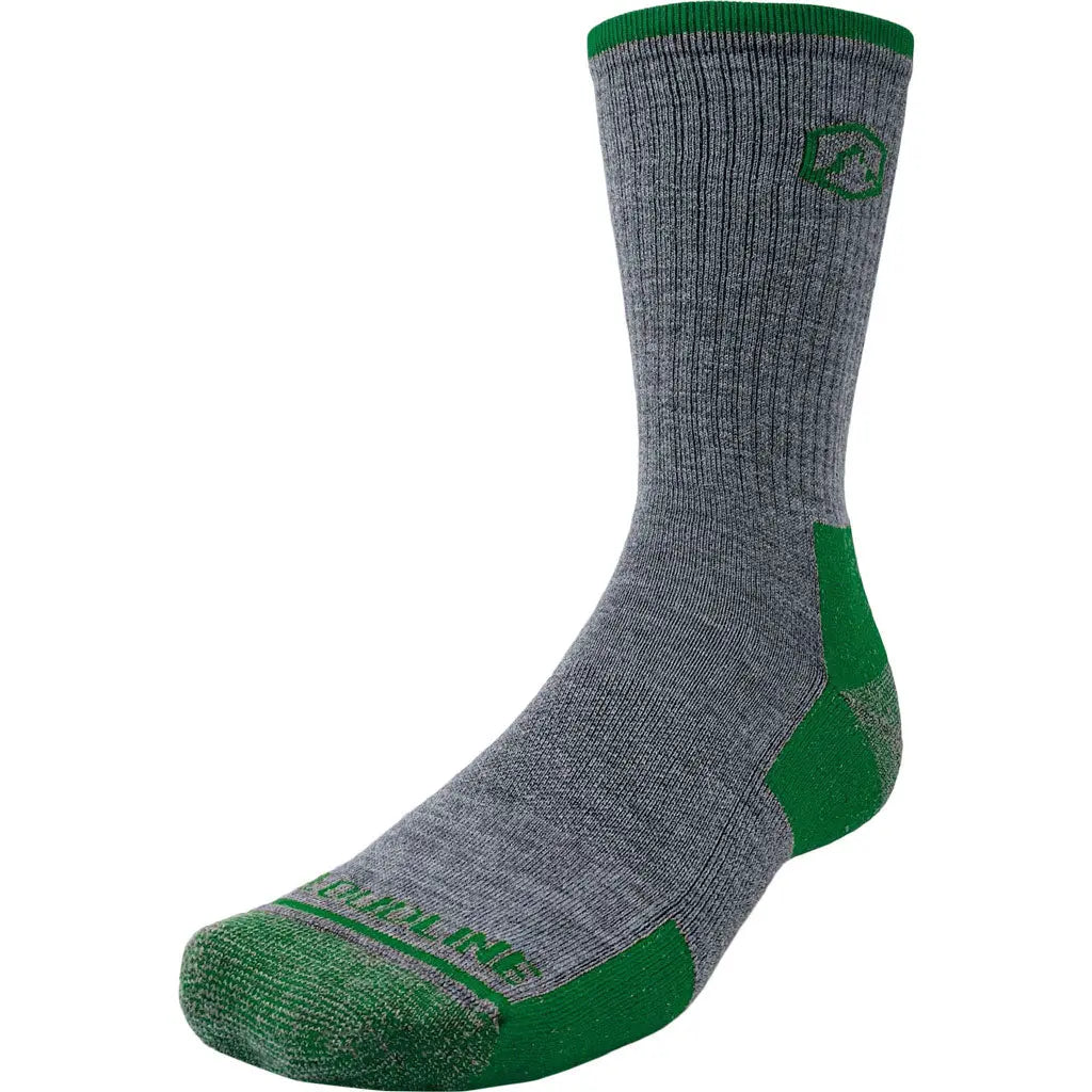 Cloudline Merino Wool Hiking Sock - Light Cushion - Evergreen
