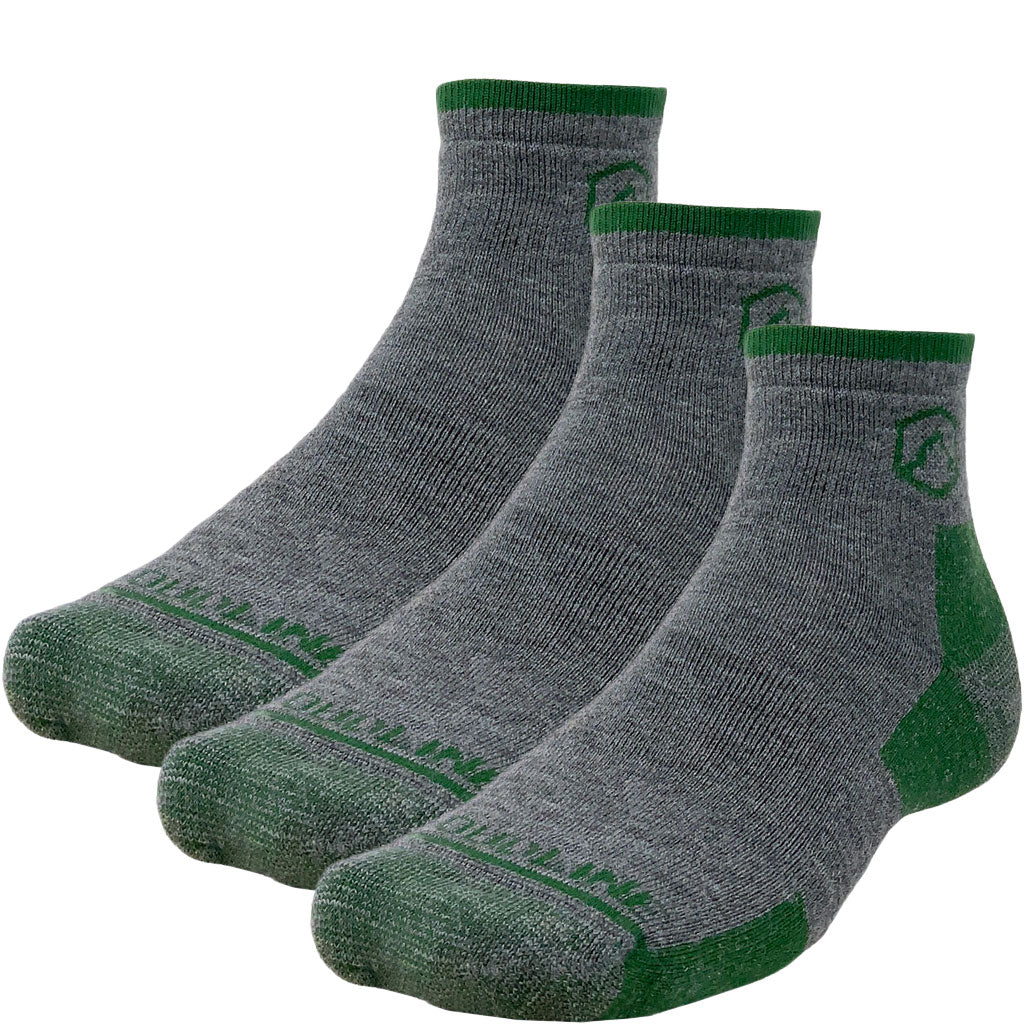 3 Pack 1/4 Top Running Sock - Medium Cushion