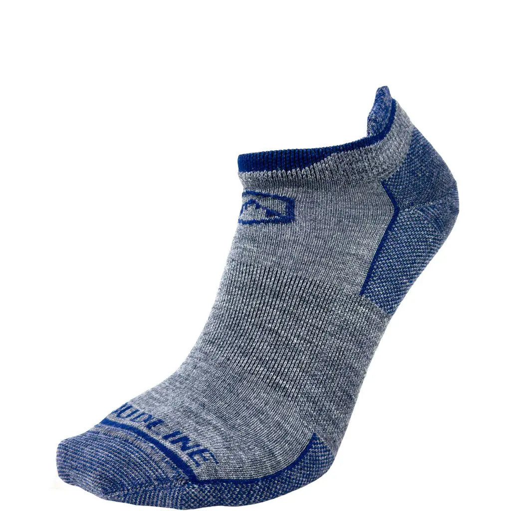 No-show Merino Wool Ankle Running Sock - Ultralight - Navy