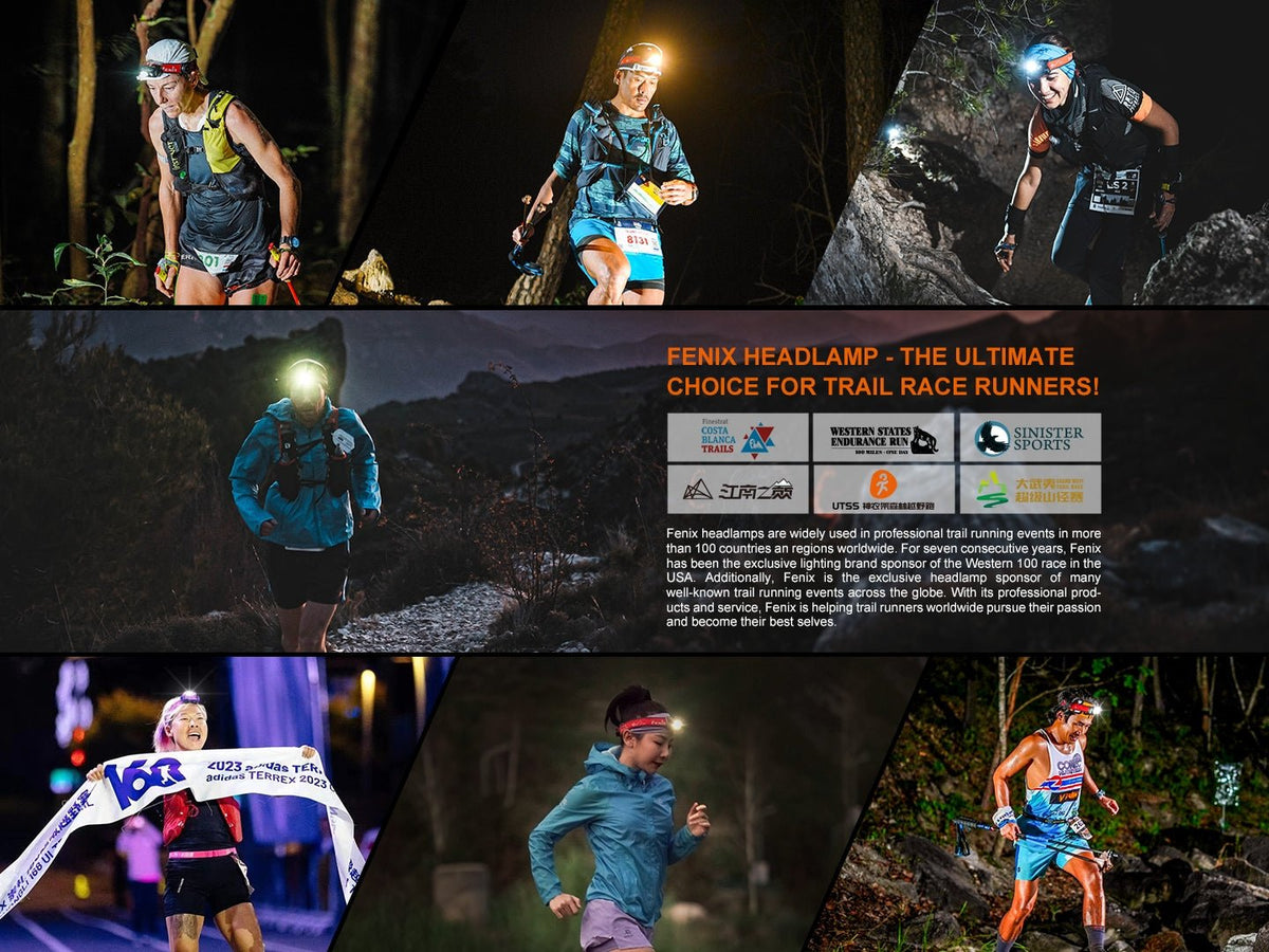Fenix HL18R-T V2 Lightweight Trail Running Headlamp Fenix Store