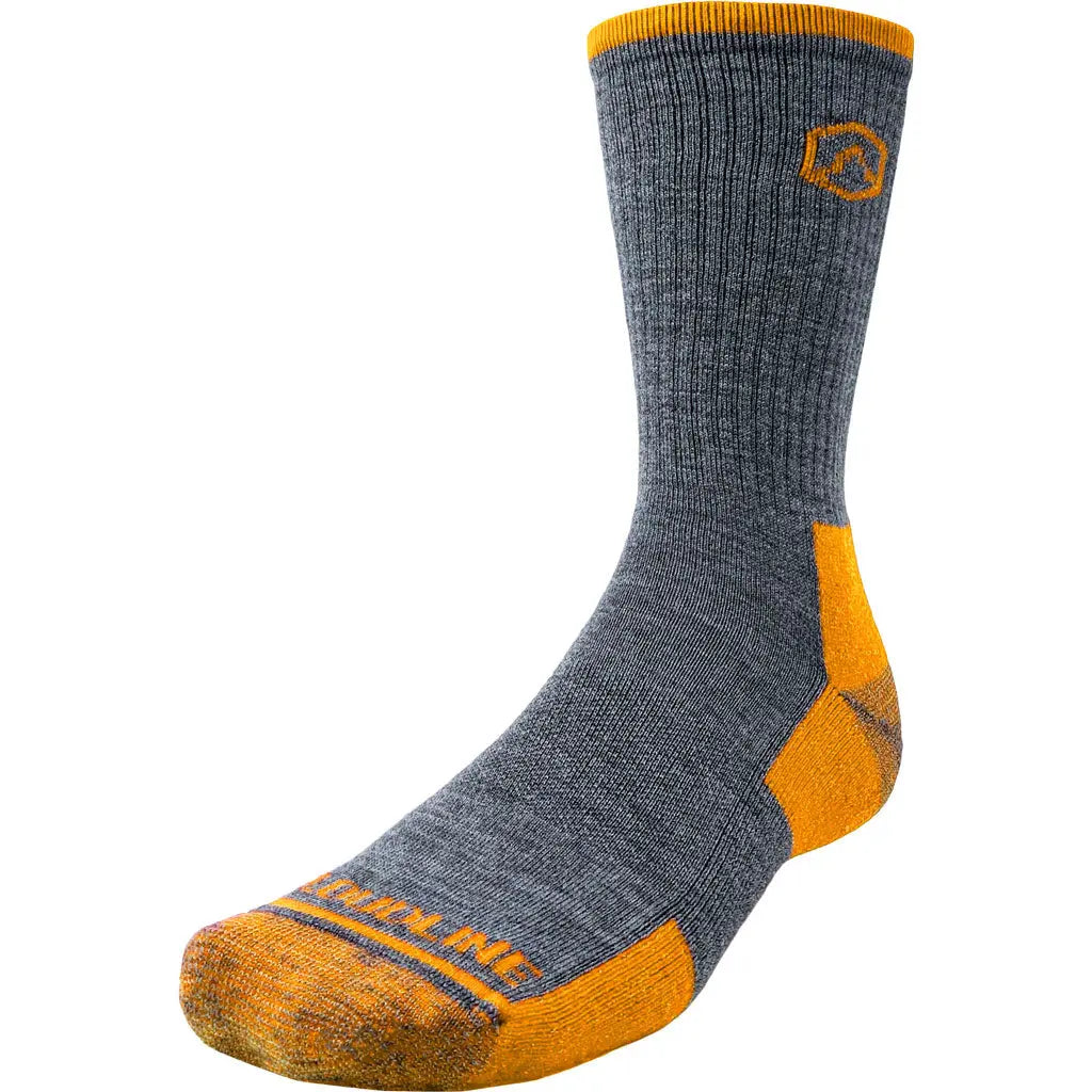 Cloudline Merino Wool Hiking Sock - Ultralight - Hi-Vis Orange