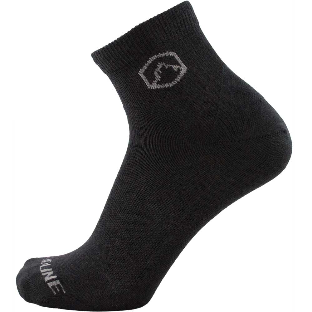 Cloudline 1/4 Top Running Sock - Medium Cushion - Midnight