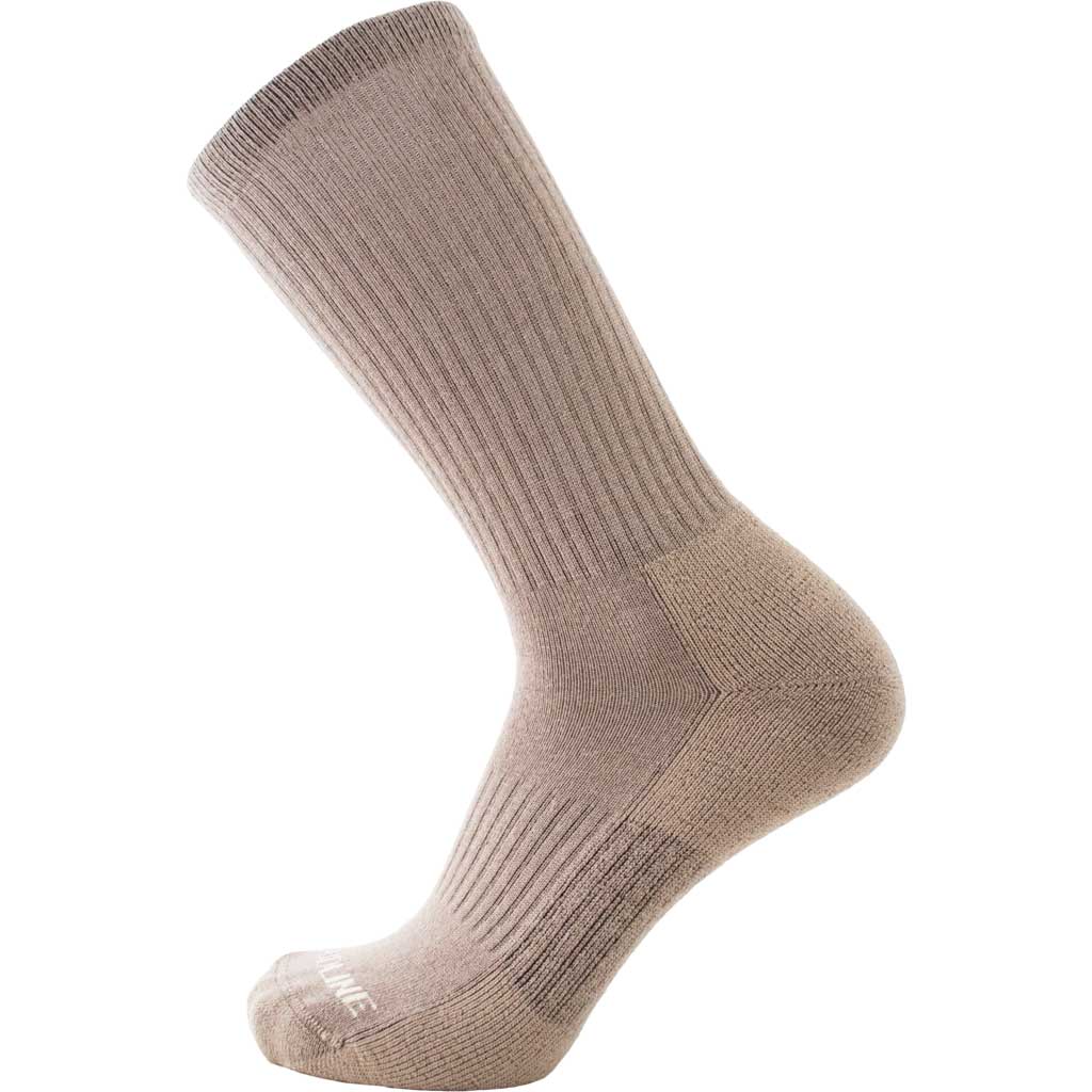 Tactical Merino Wool Crew Sock - Light Cushion - Tan Tactical