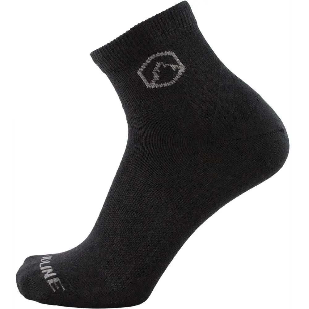 Quarter Top Merino Wool Running & Hiking Sock - Light Cushion - Midnight