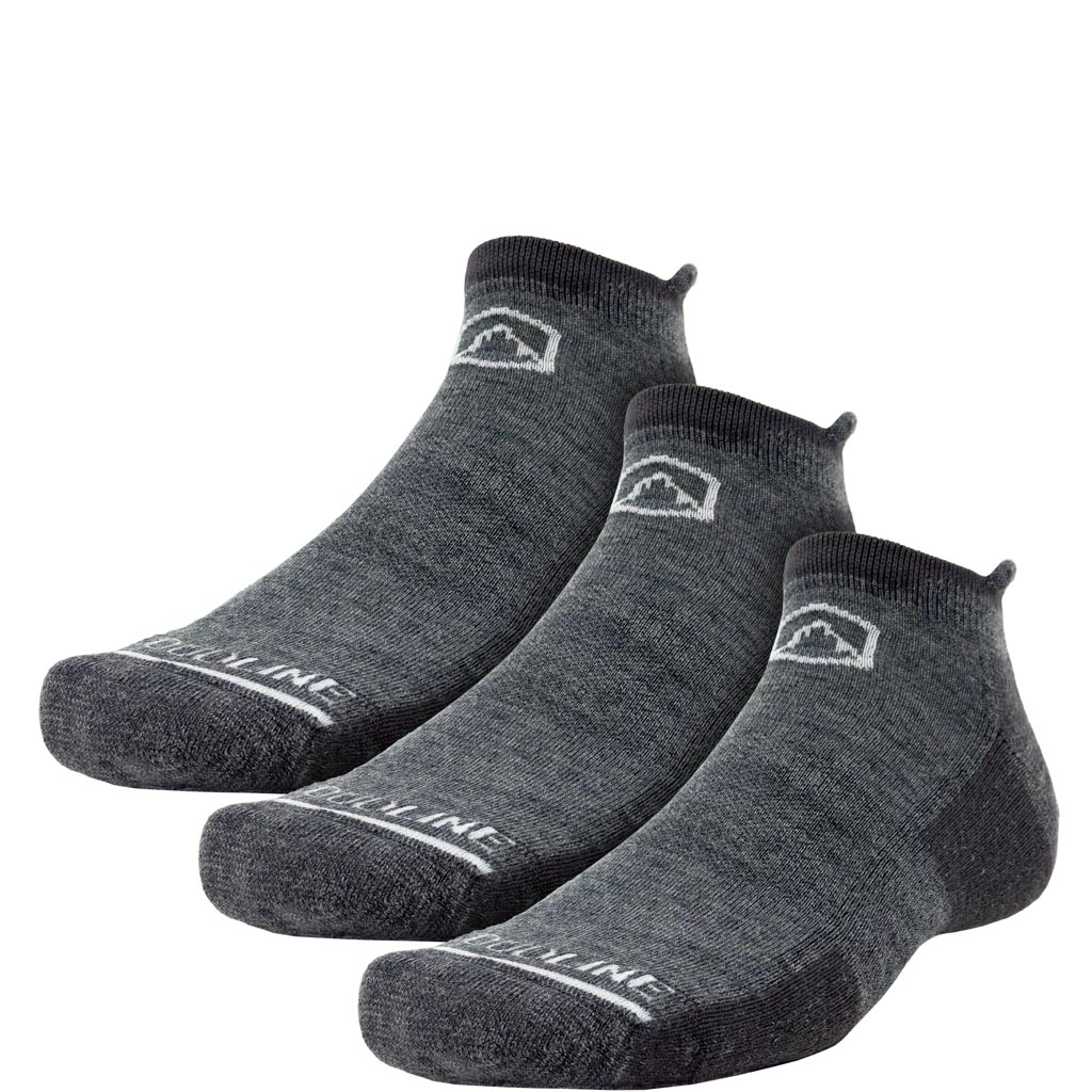 3 Pack No-Show Running Sock - Light Cushion