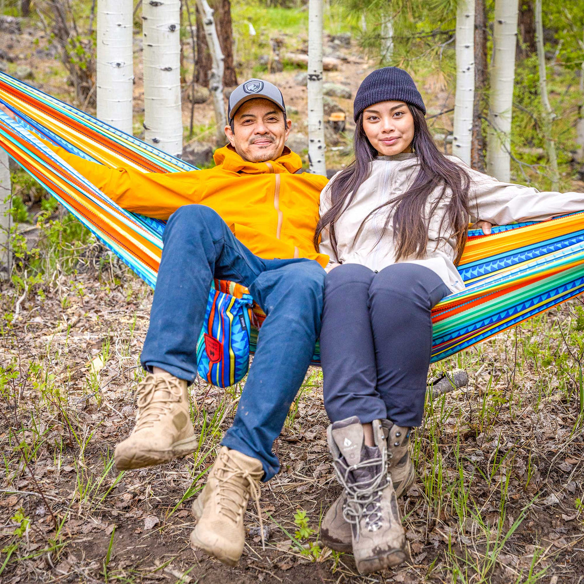 Double Deluxe Hammock with Suspension Straps | Prints GrandTrunk
