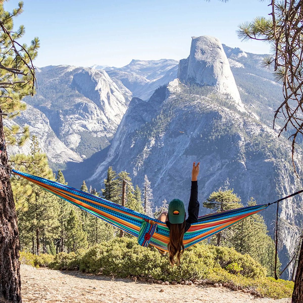 Double Deluxe Hammock with Suspension Straps | Prints GrandTrunk