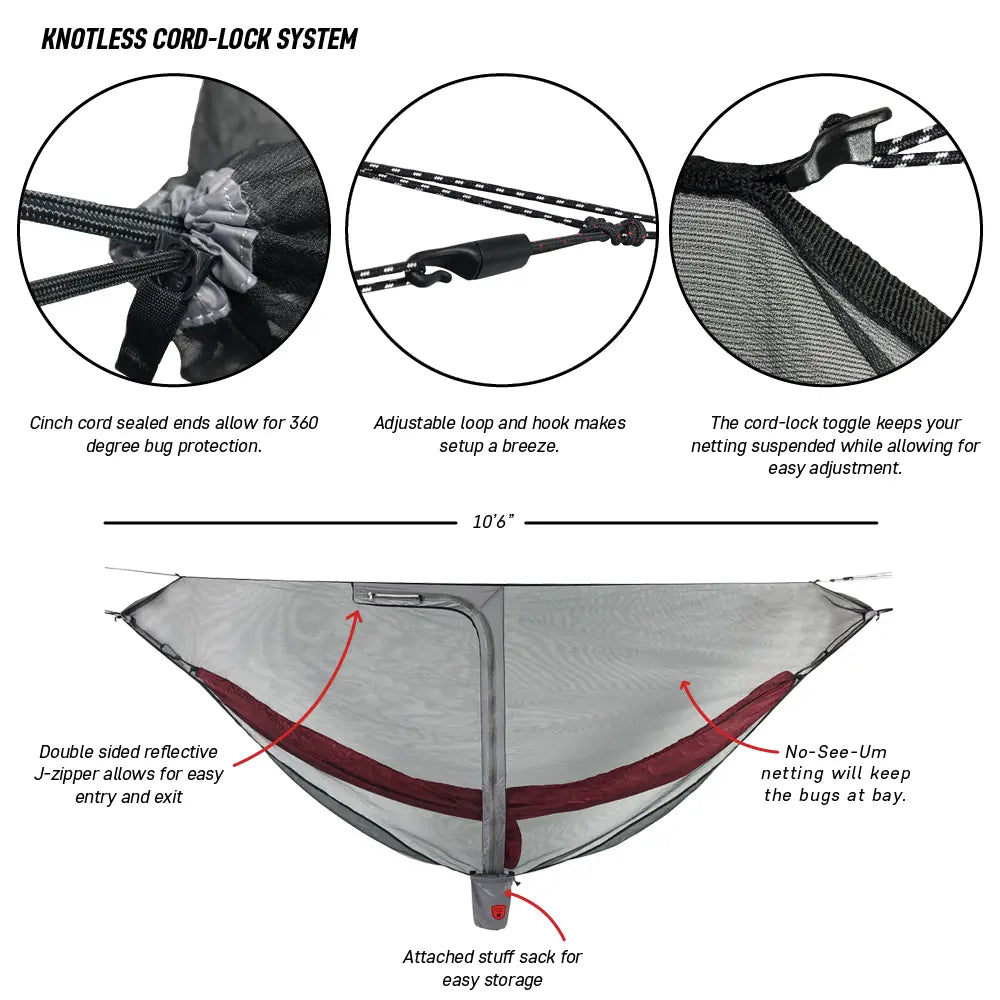 MOZZY LITE Hammock Bug Net GrandTrunk