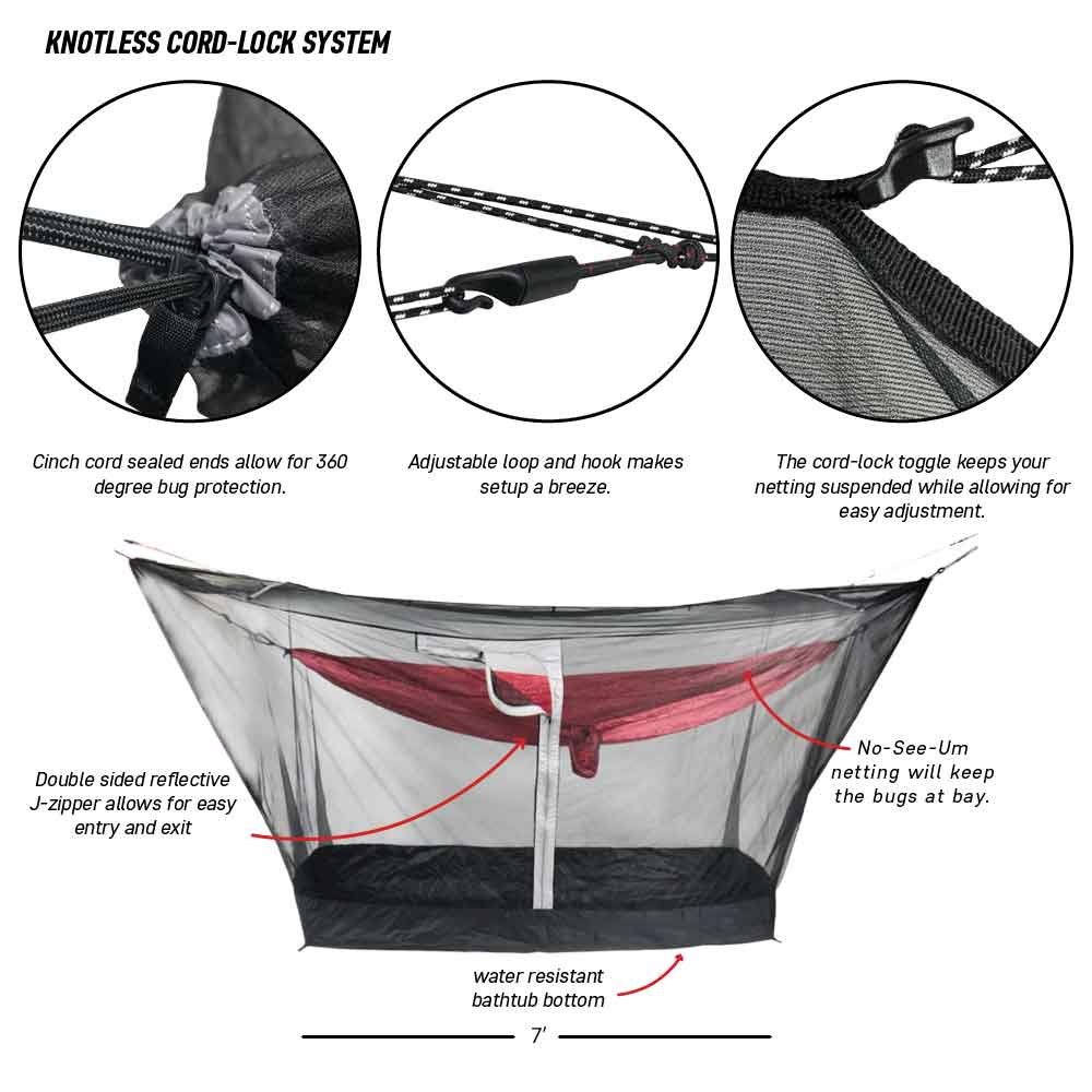 MOZZY 360 Hammock Bug Net Shelter GrandTrunk