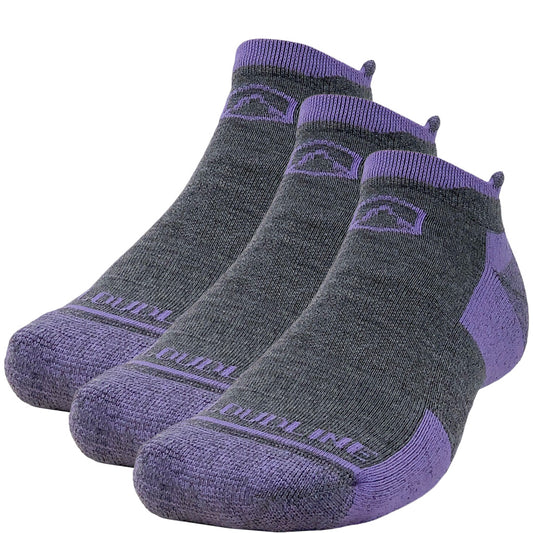 3 Pack No-Show Running Sock - Light Cushion