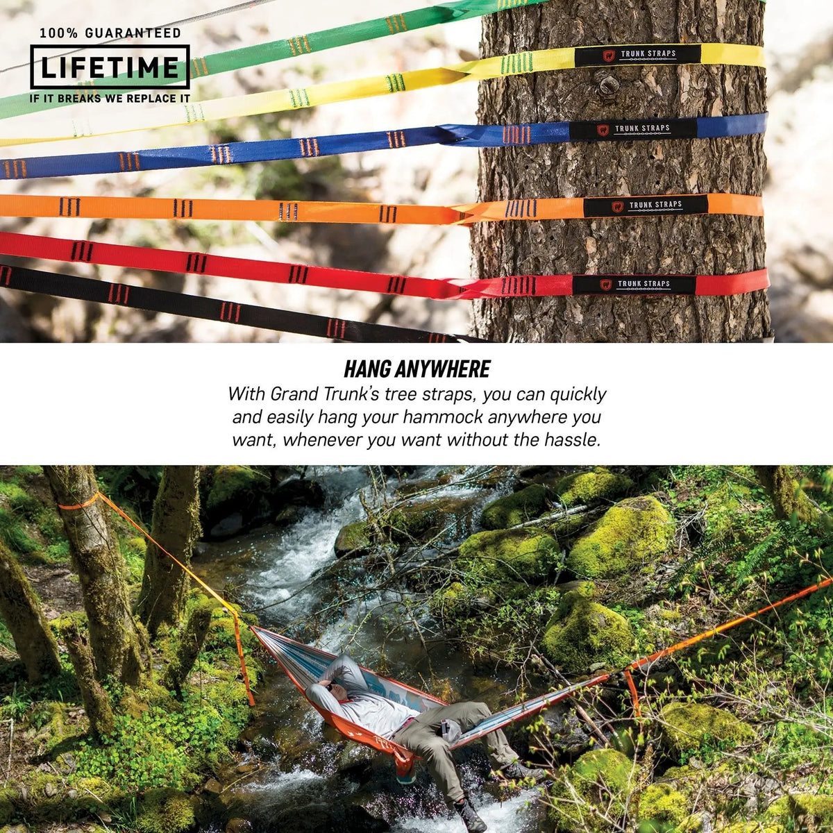 Trunk Straps - Hammock Suspension Straps GrandTrunk