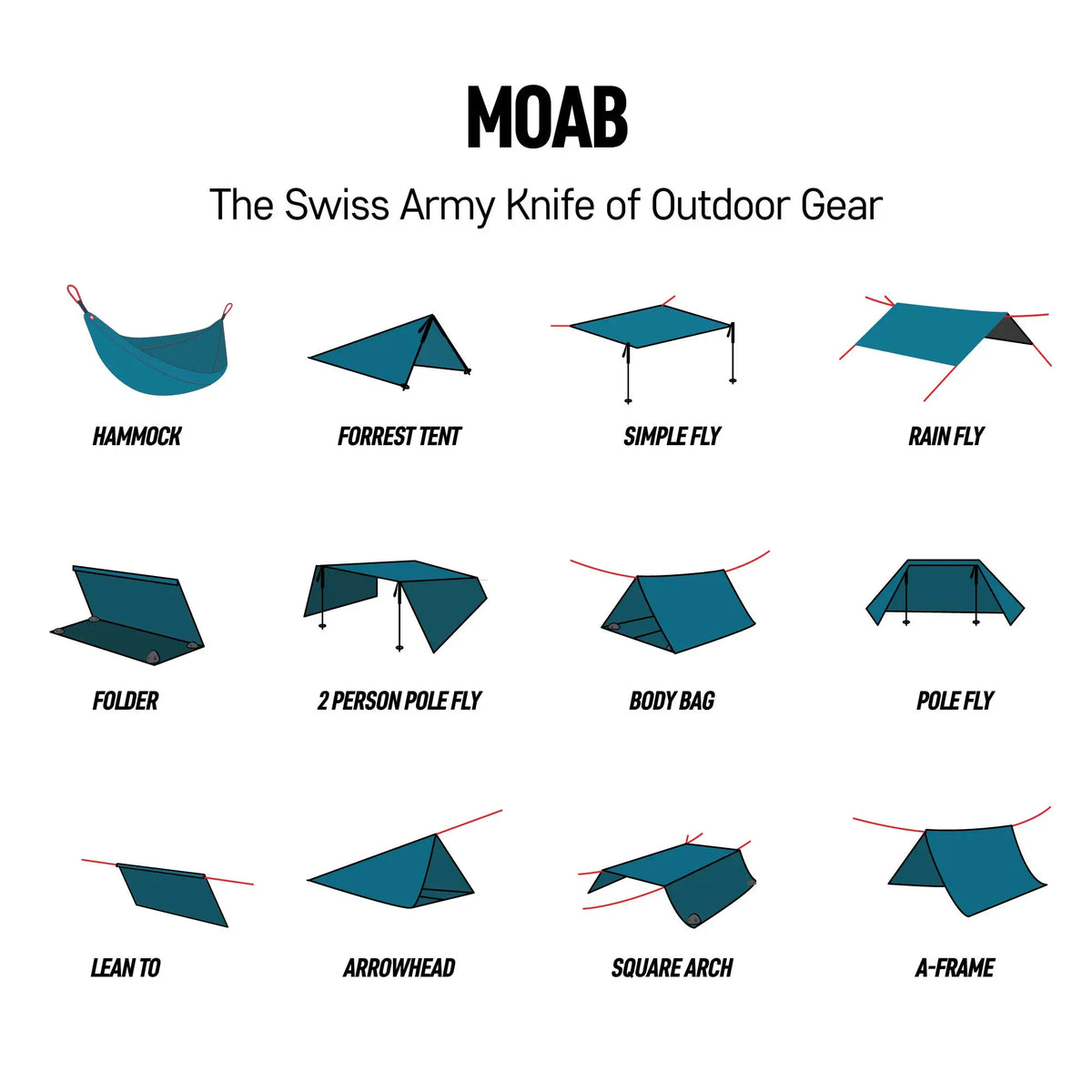 Moab All-In-One Shelter Hammock GrandTrunk