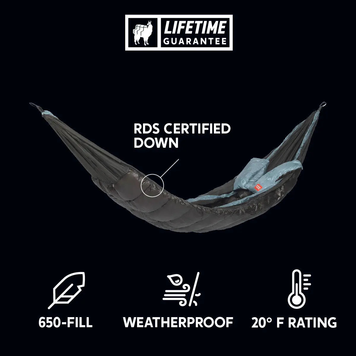 Evolution 20 Down Sleeping Bag Hammock GrandTrunk