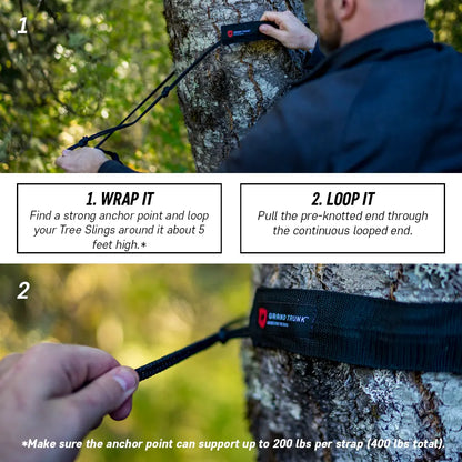 Tree Slings Hammock Hanging Kit GrandTrunk