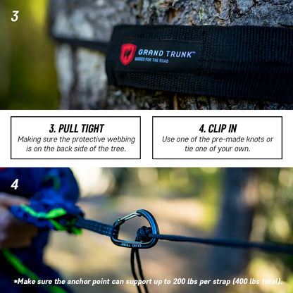 Tree Slings Hammock Hanging Kit GrandTrunk