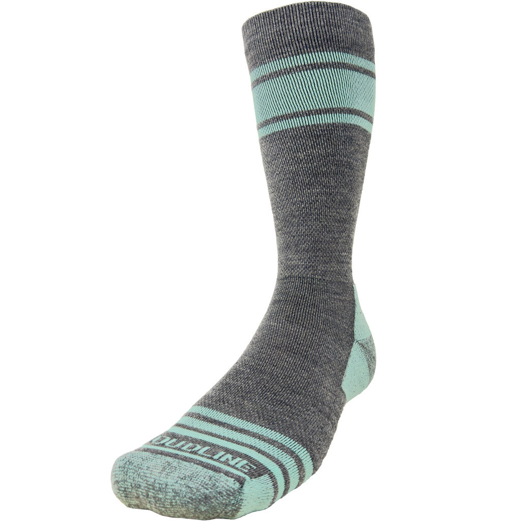 Merino Wool Graduated Compression Socks - Light Cushion - Ice