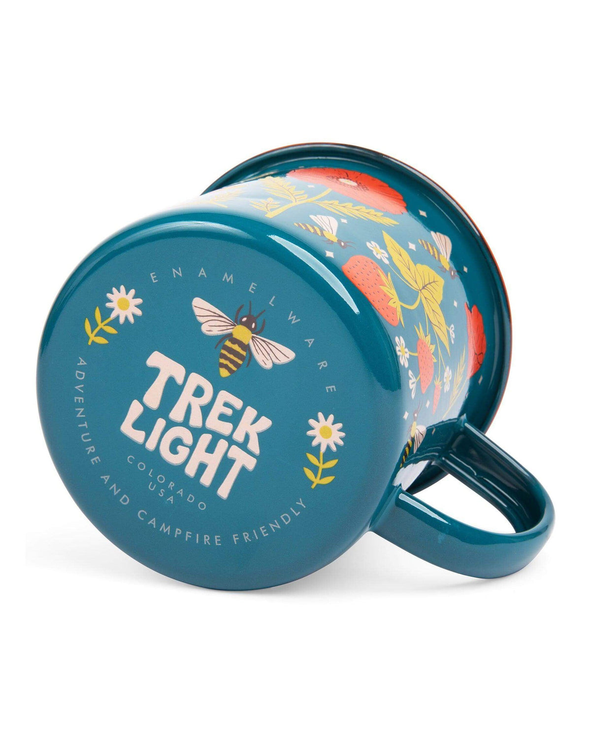 Garden Buzz Enamel Mug 16oz Trek Light