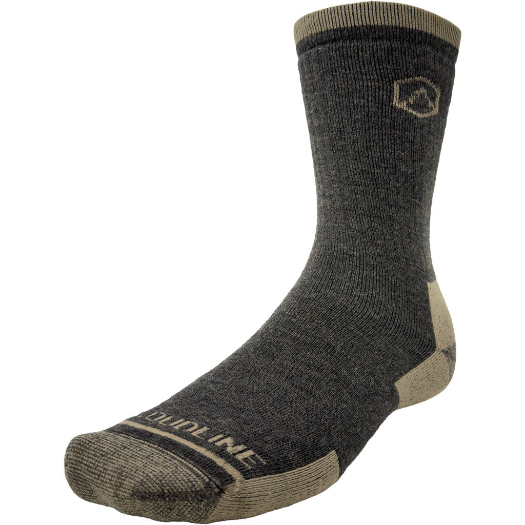 Cloudline Merino Wool Hiking Sock - Medium Cushion - Chocolate