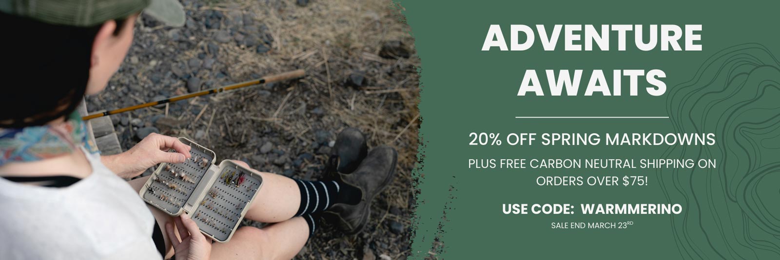 Women wearing Cloudline socks while setting up fly fishing rod. 20% Off with code: WARMMERINO