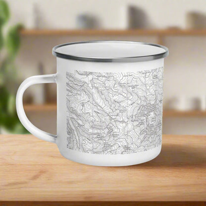 Mount Rainier National Park Topographic Durable Camp Mug USGS Map Park Service Apparel