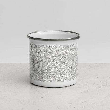 Mount Rainier National Park Topographic Durable Camp Mug USGS Map Park Service Apparel