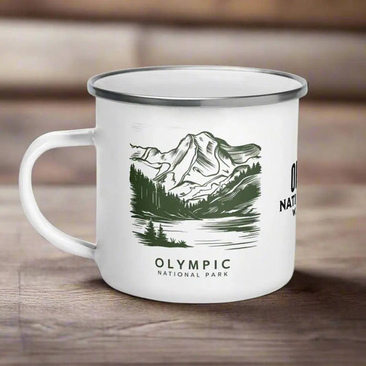 Olympic National Park Durable Enamel Camp Mug Park Service Apparel