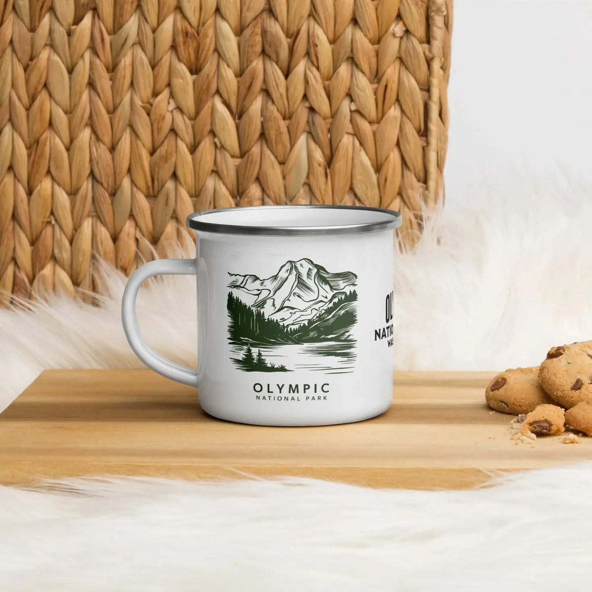 Olympic National Park Durable Enamel Camp Mug Park Service Apparel