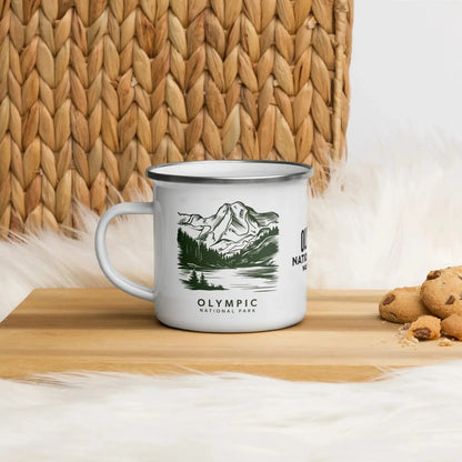 Olympic National Park Durable Enamel Camp Mug Park Service Apparel