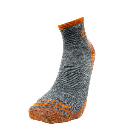 Quarter Top Merino Wool Running & Hiking Sock - Ultralight - Autumn Orange