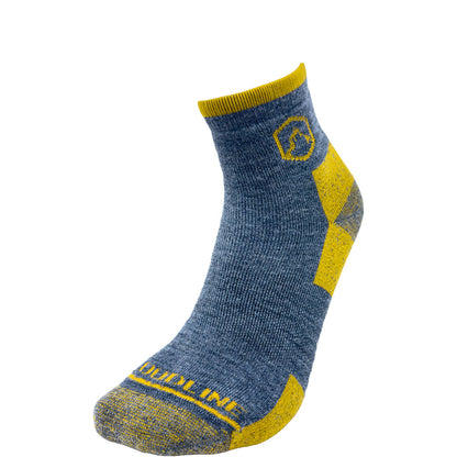 Quarter Top Merino Wool Running & Hiking Sock - Medium Cushion - Gold