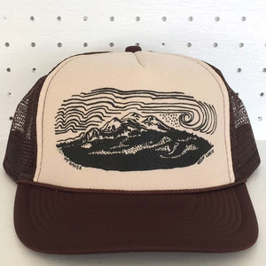 Mt Baker Trucker Hat - Brown