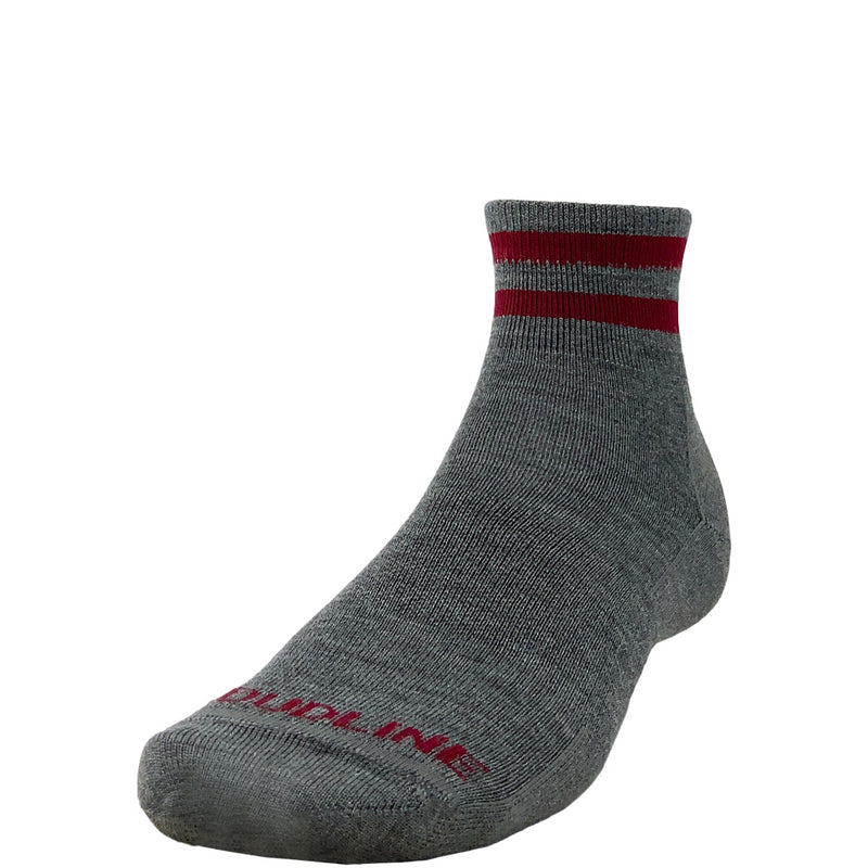 Men's Merino Wool Trail Running Sock Ultralight 1/4 Top Cloudline